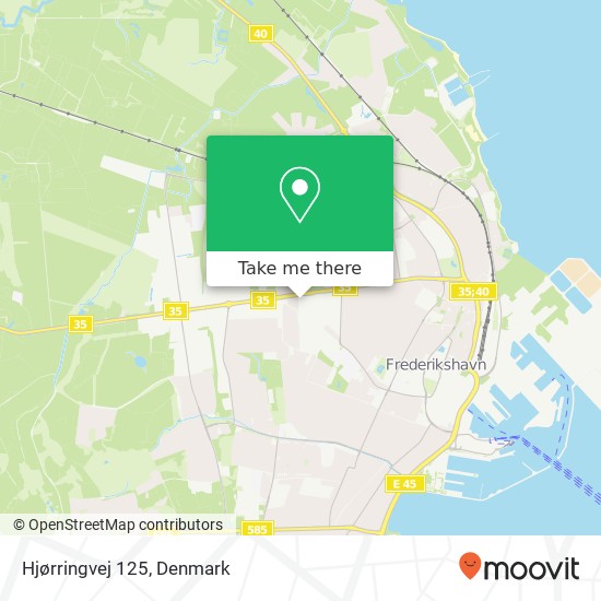 Hjørringvej 125 map