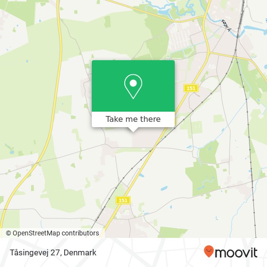 Tåsingevej 27 map