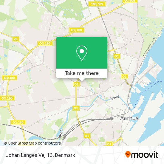Johan Langes Vej 13 map