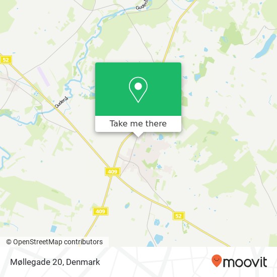 Møllegade 20 map
