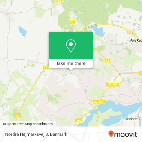 Nordre Højmarksvej 3 map