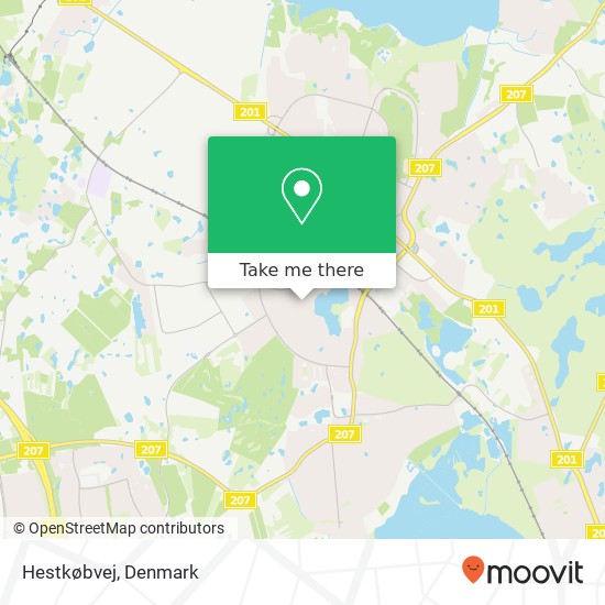 Hestkøbvej map