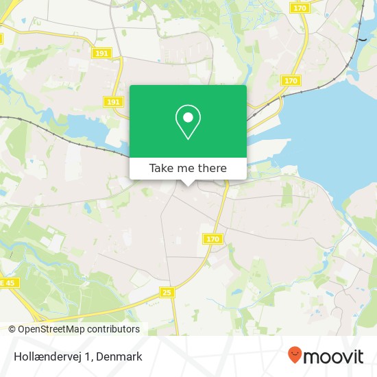 Hollændervej 1 map