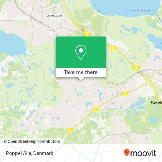 Poppel Alle map