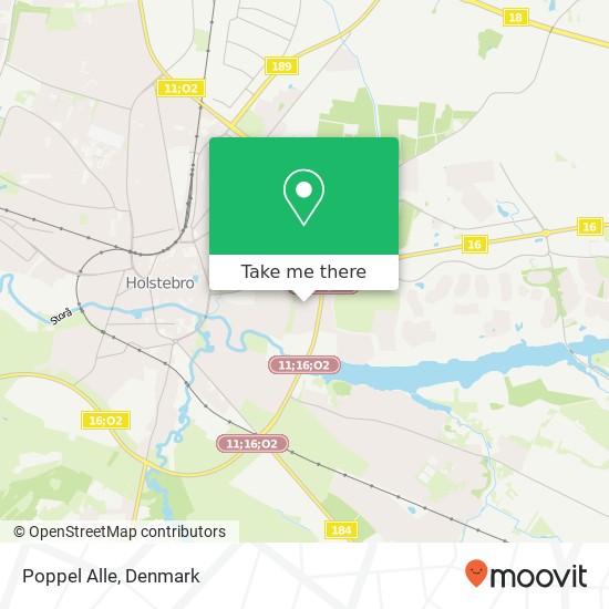 Poppel Alle map