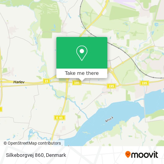 Silkeborgvej 860 map
