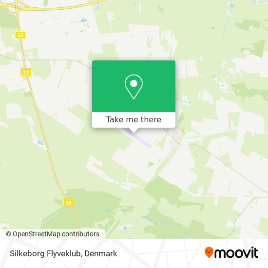 Silkeborg Flyveklub map