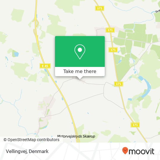 Vellingvej map