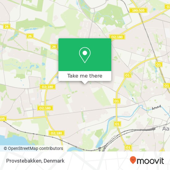 Provstebakken map