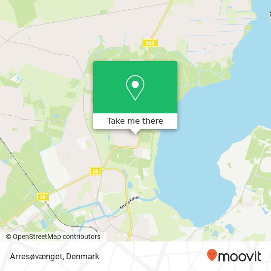 Arresøvænget map