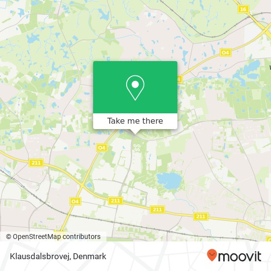 Klausdalsbrovej map