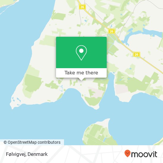 Følvigvej map