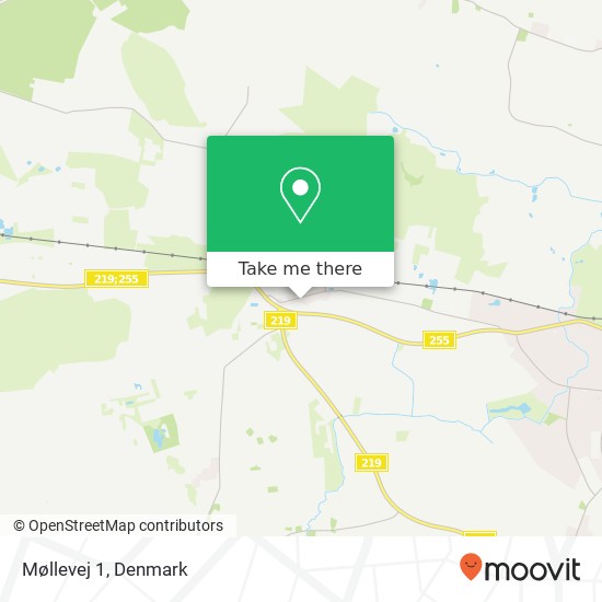 Møllevej 1 map