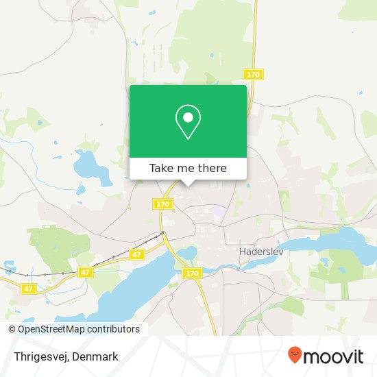 Thrigesvej map