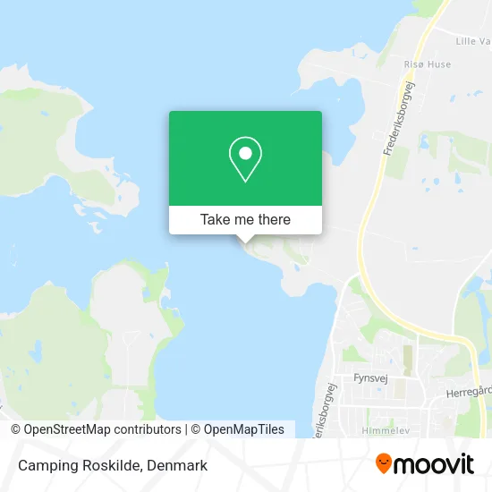 Camping Roskilde map