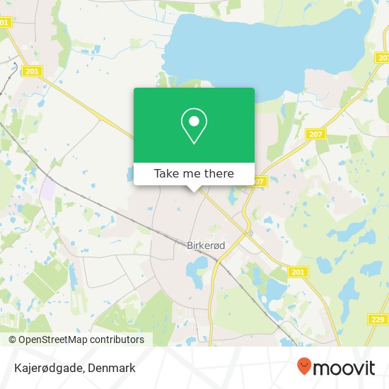 Kajerødgade map
