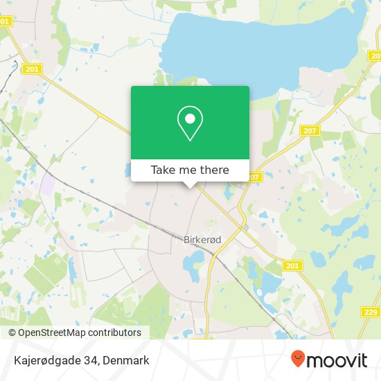 Kajerødgade 34 map