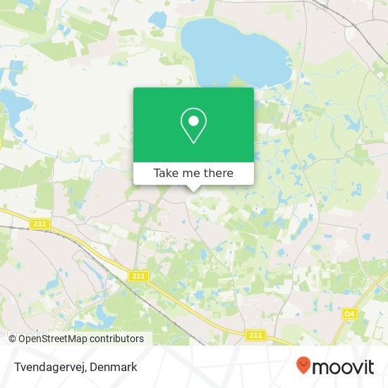 Tvendagervej map