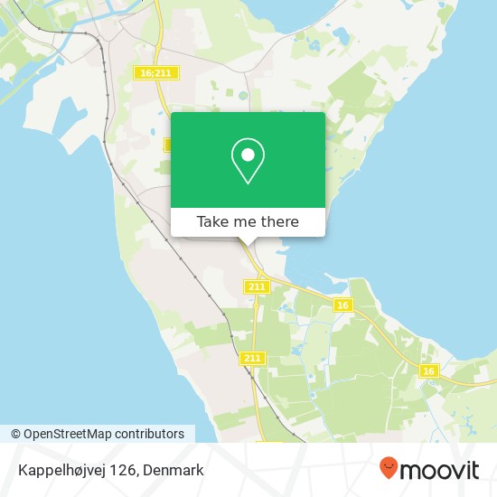 Kappelhøjvej 126 map