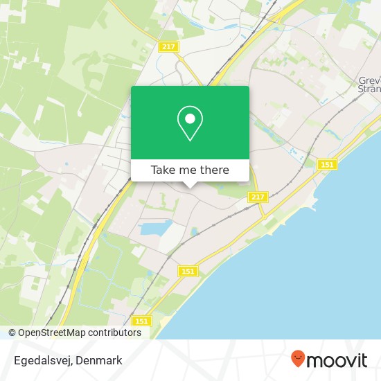 Egedalsvej map