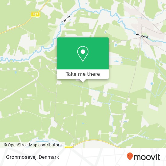 Grønmosevej map