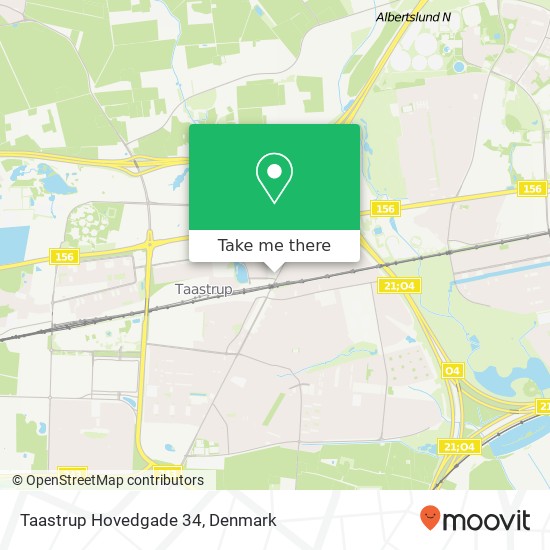 Taastrup Hovedgade 34 map