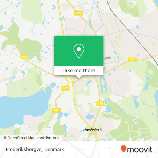 Frederiksborgvej map