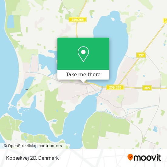 Kobækvej 2D map