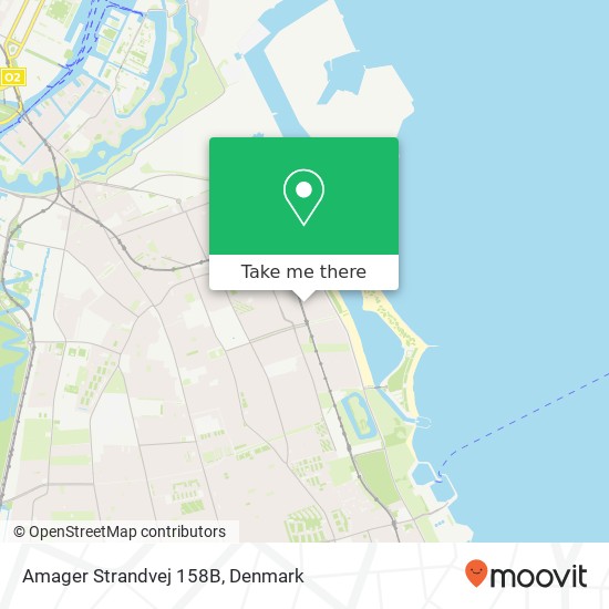 Amager Strandvej 158B map