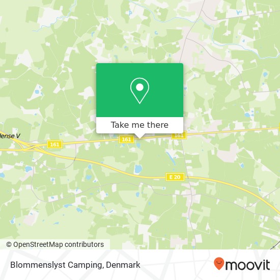 Blommenslyst Camping map