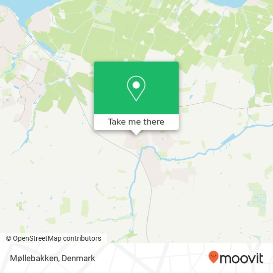 Møllebakken map