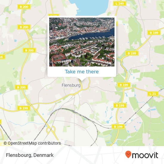 Flensbourg map