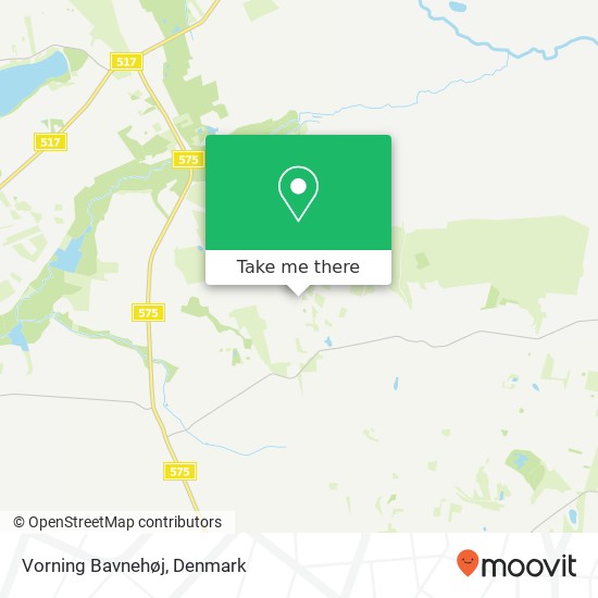 Vorning Bavnehøj map