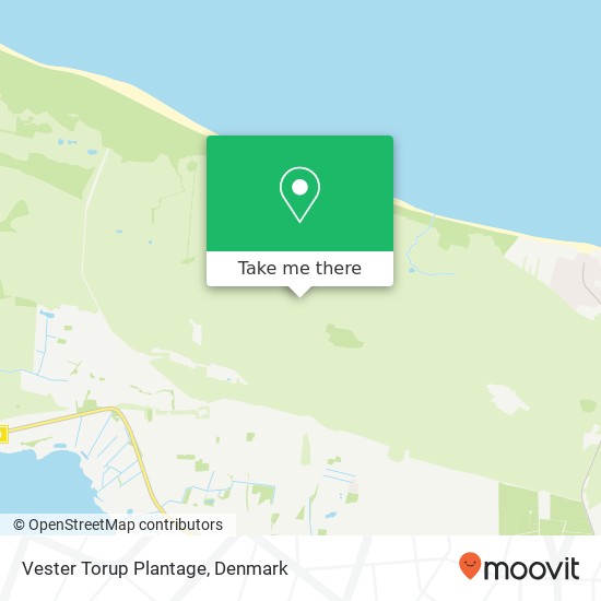 Vester Torup Plantage map