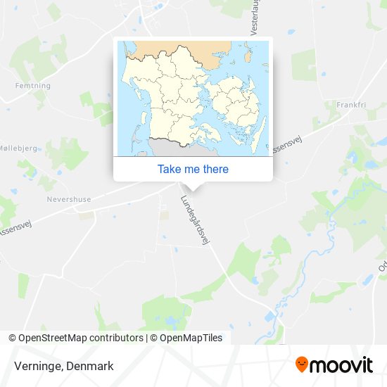 Verninge map