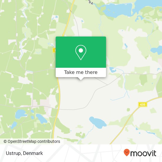 Ustrup map