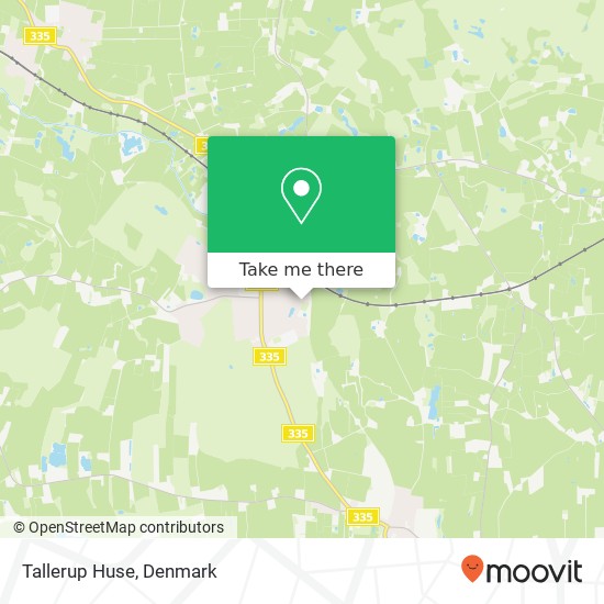 Tallerup Huse map