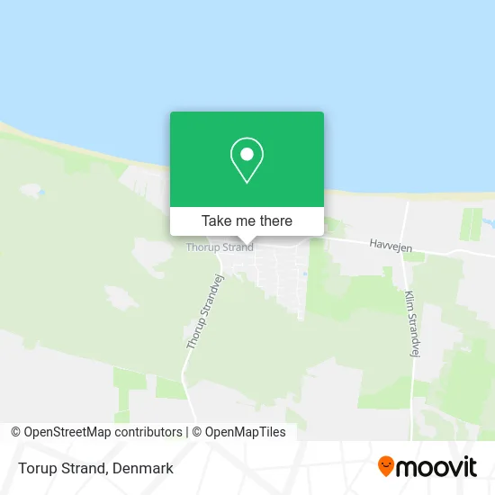 Torup Strand map