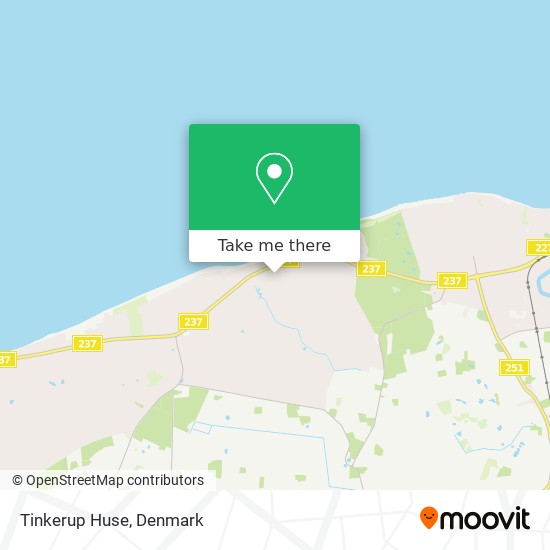 Tinkerup Huse map