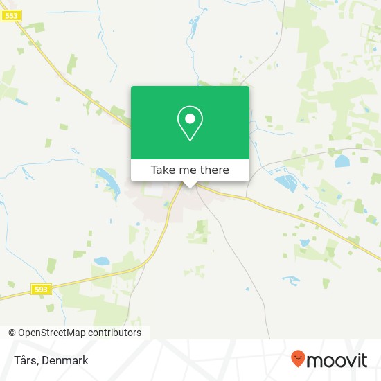 Tårs map