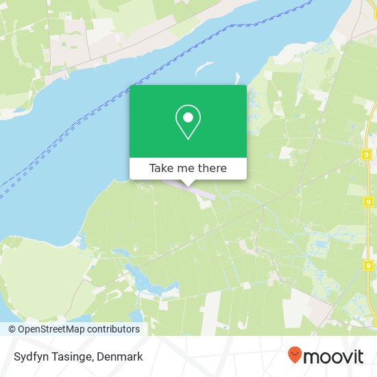 Sydfyn Tasinge map