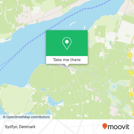 Sydfyn map