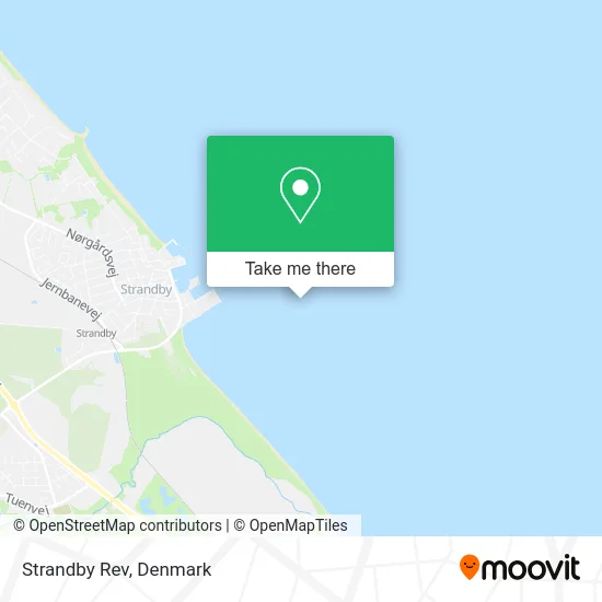 Strandby Rev map
