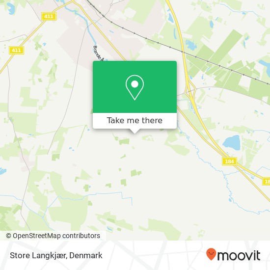 Store Langkjær map