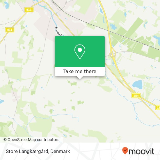 Store Langkærgård map