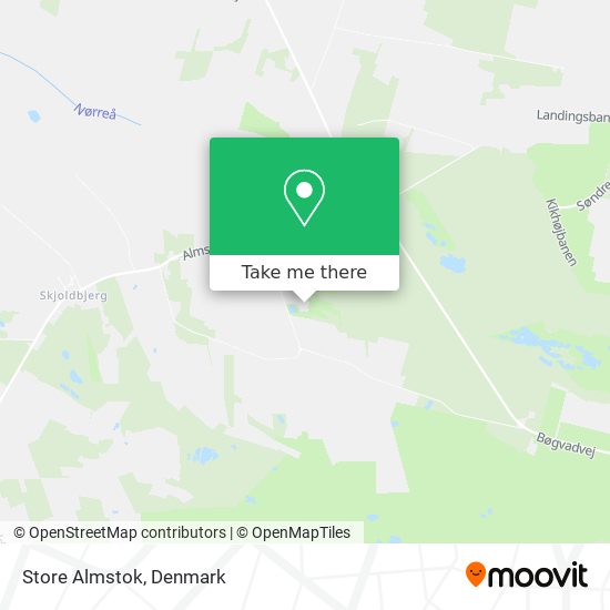 Store Almstok map