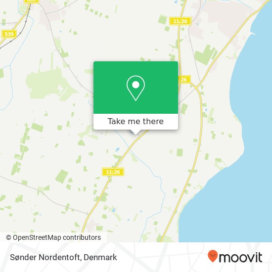 Sønder Nordentoft map