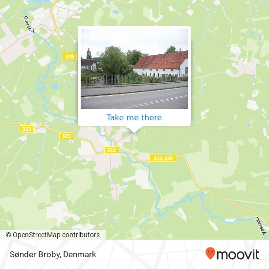 Sønder Broby map