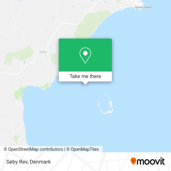 Søby Rev map