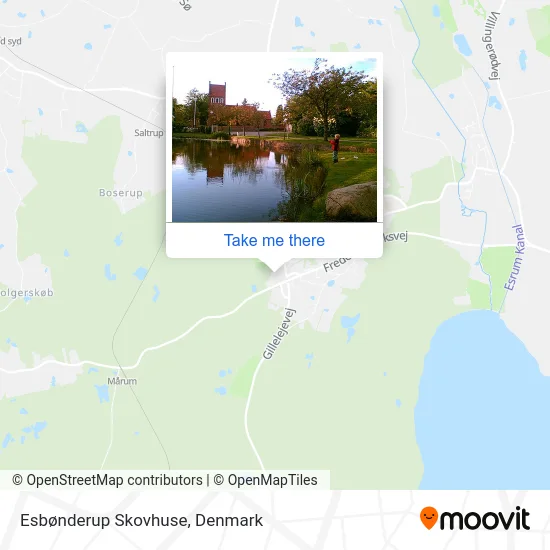 Esbønderup Skovhuse map
